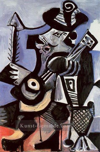 Musicien Mousquetaire E la guitare 1972 Kubismus Pablo Picasso Ölgemälde